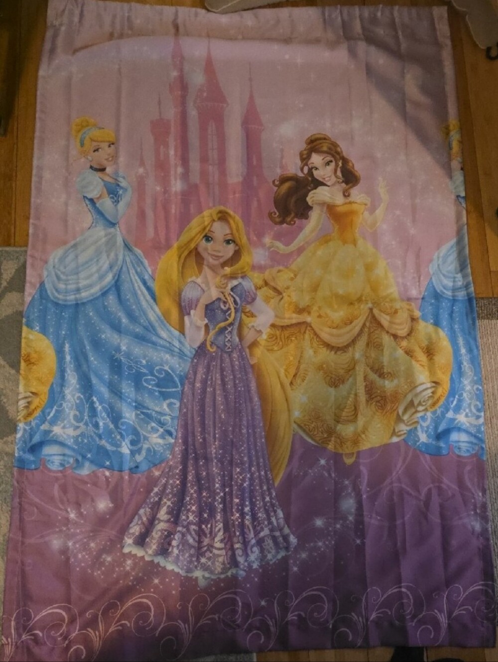 Disney Princess Curtain in Pink And Purple